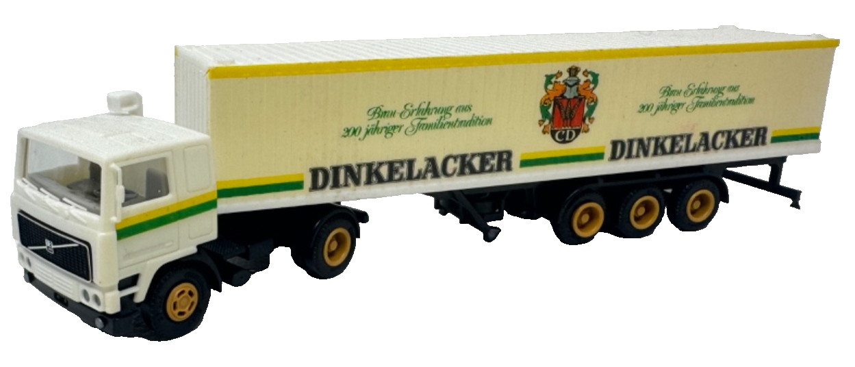 Albedo Herpa H0 Volvo F12 Containersattelzug - Dickelacker - H0 HO 1:87