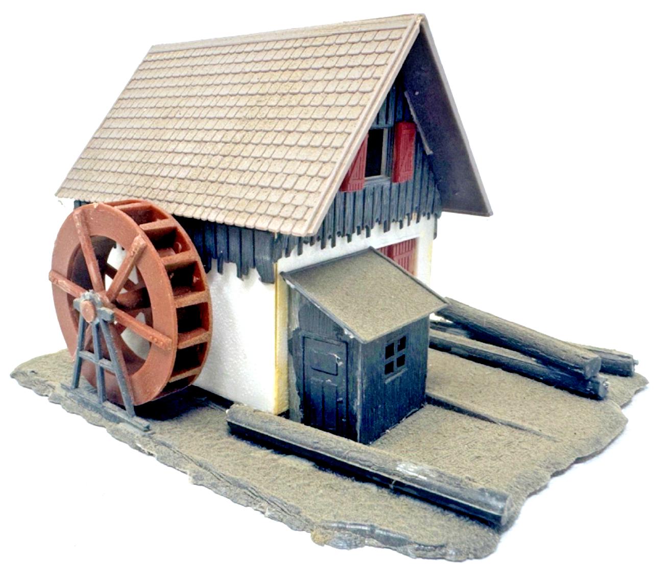 Faller H0 ähnlich 131362 - Kleine Mühle ca. 9,5 x 11,5 x 7,6 cm H0 HO 1:87