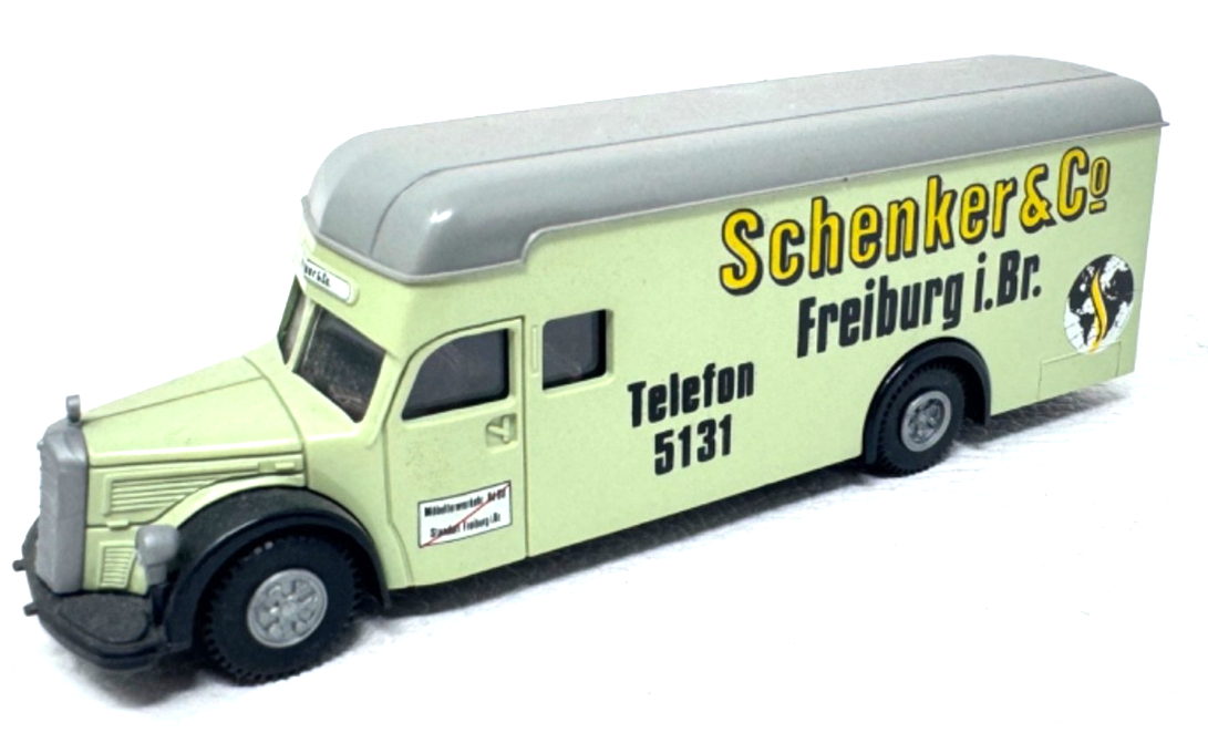 Brekina 1:87 Mercedes O 6600 „Schenker Freiburg i. Br.“ - 1:87 H0 HO