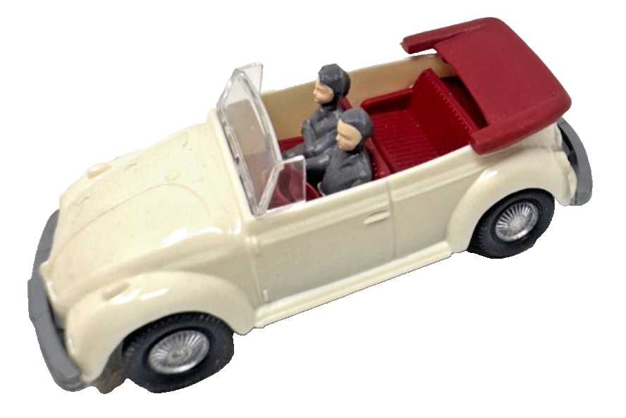 Wiking H0 VW 1303 Cabrio - weiß / rot - Berlin-W - H0 HO 1:87