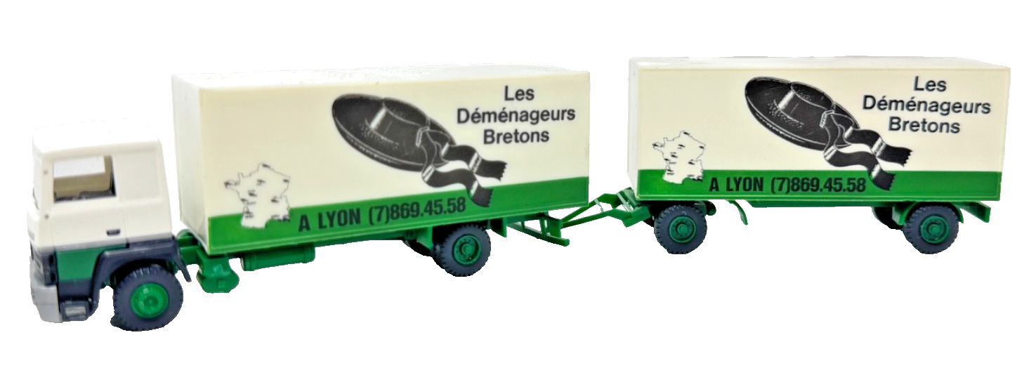 Roskopf H0 Renault 310 Hängerzug HZ Les Déménageurs Bretons HO H0 1:87