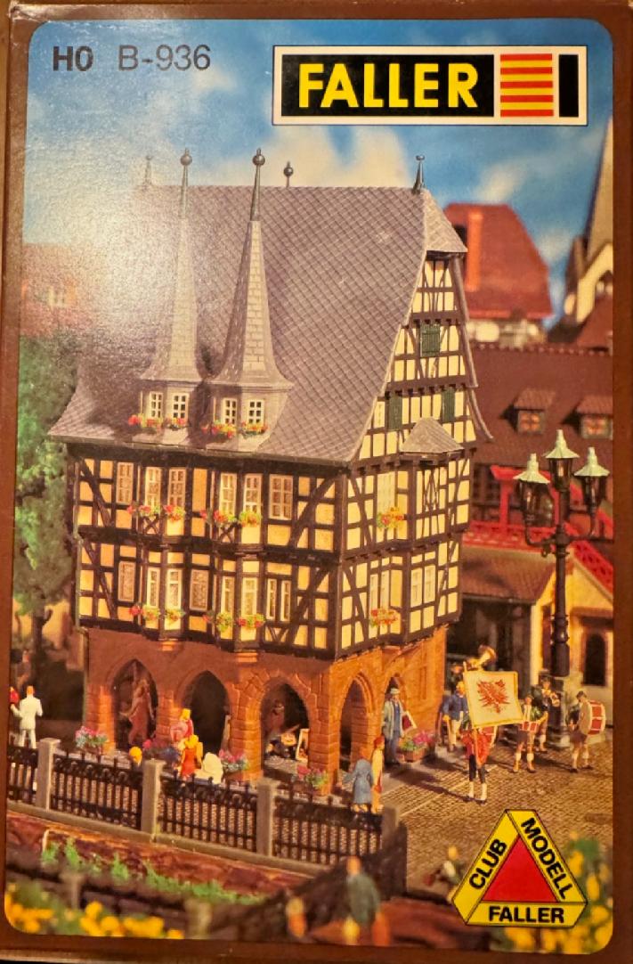 Faller H0 B-936 Rathaus Alsfeld - Fachwerkhaus - HO H0 1:87 NEU / OVP