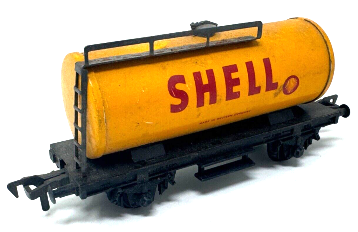 Fleischmann HO H0 1:87 - Kesselwagen Shell aus Blech - Made in West Germany