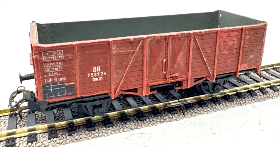 Piko offener Güterwagen Hochbordwagen 7 537 24 - DB - H0 HO 1:87 - defekt