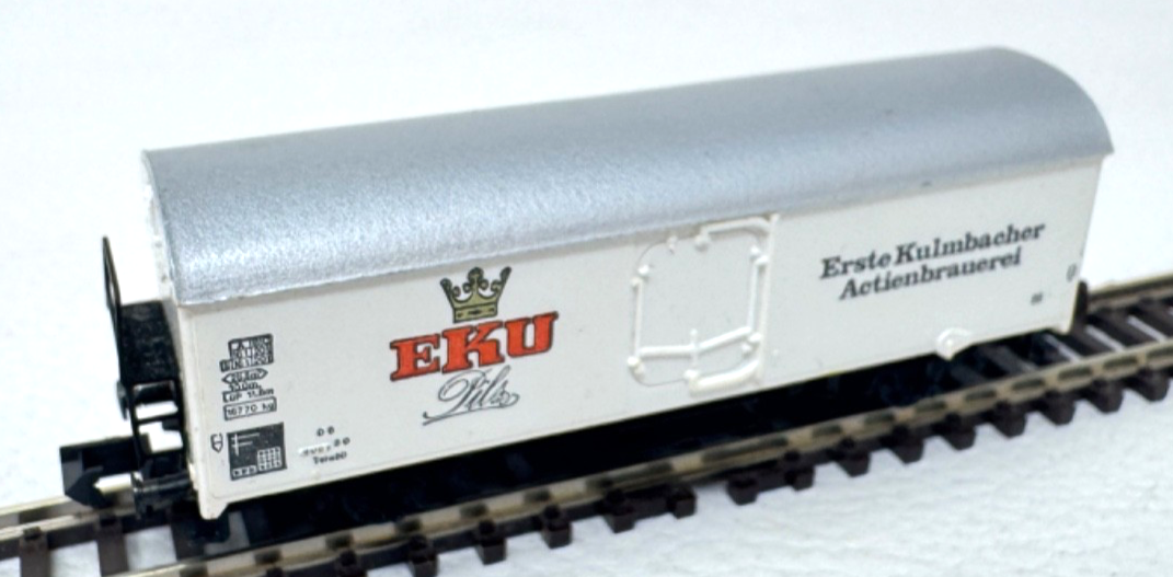 Arnold N Güterwagen - Bierwagen EKU Erste Kulmbacher Actienbrauerei - N - 1:160 Arnold N Güterwagen - Bierwagen EKU Erste Kulmbacher Actienbrauerei - N - 1:160