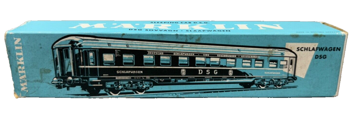 Märklin 4064 - Schlafwagen DSG - Leerkarton ohne Inhalt - H0 HO 1:87 - defekt