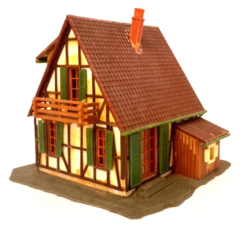 Faller H0 B-250 Fachwerkhaus mit kleinem Anbau (ohne Schornstein) H0 HO 1:87