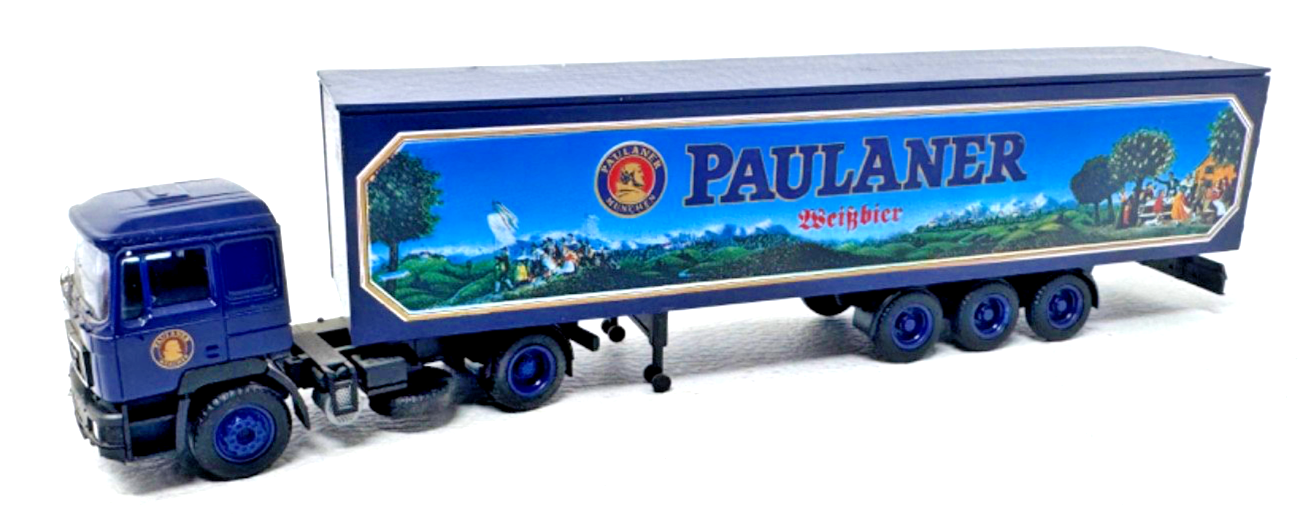 AMW H0 MAN F90 Sattelzug Paulaner Weißbier H0 H0 1:87 AMW H0 MAN F90 Sattelzug Paulaner Weißbier H0 H0 1:87