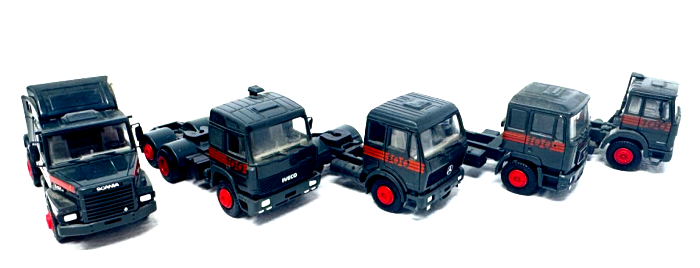 herpa H0 Modellauto 100 Jahre Automobil - 5 Sattelzugmaschinen  - HO H0 1:87