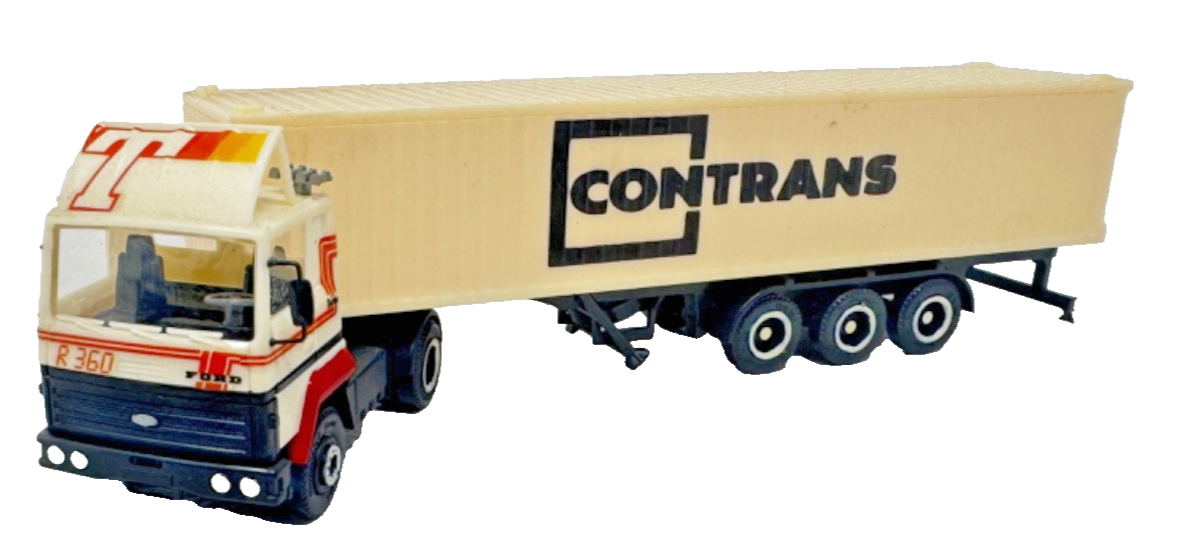 Albedo Herpa H0 Ford R360 Containersattelzug - Contrans - H0 HO 1:87