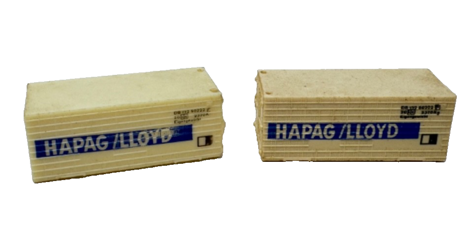 2 Stück N Hapag/LLoyd Container Spur  N 1:160