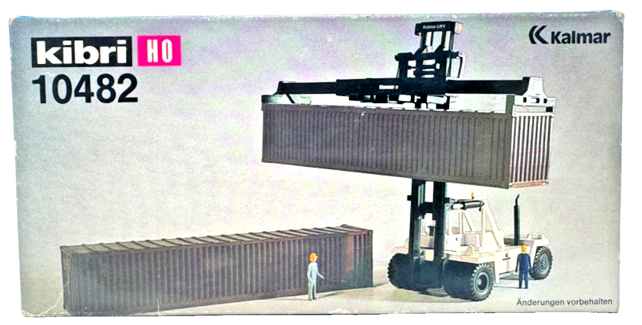 Kibri 10482 H0 Kalmar Container-Stapler inkl. 2 Containern H0 HO 1:87 teilgebaut