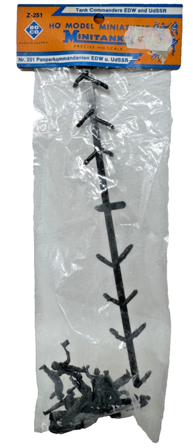 Roco H0 Z-251 Minitanks Panzerkommandanten EDW u. UdSSR - H0 HO 1:87 OVP