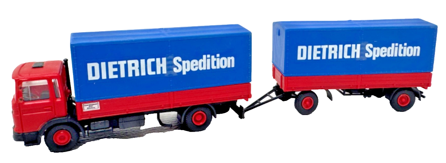 Kibri H0 10262 Modellauto LKW MAN Pritsche-Plane "DIETRICH Spedition" H0 HO 1:87 Kibri H0 10262 Modellauto LKW MAN Pritsche-Plane "DIETRICH Spedition" H0 HO 1:87