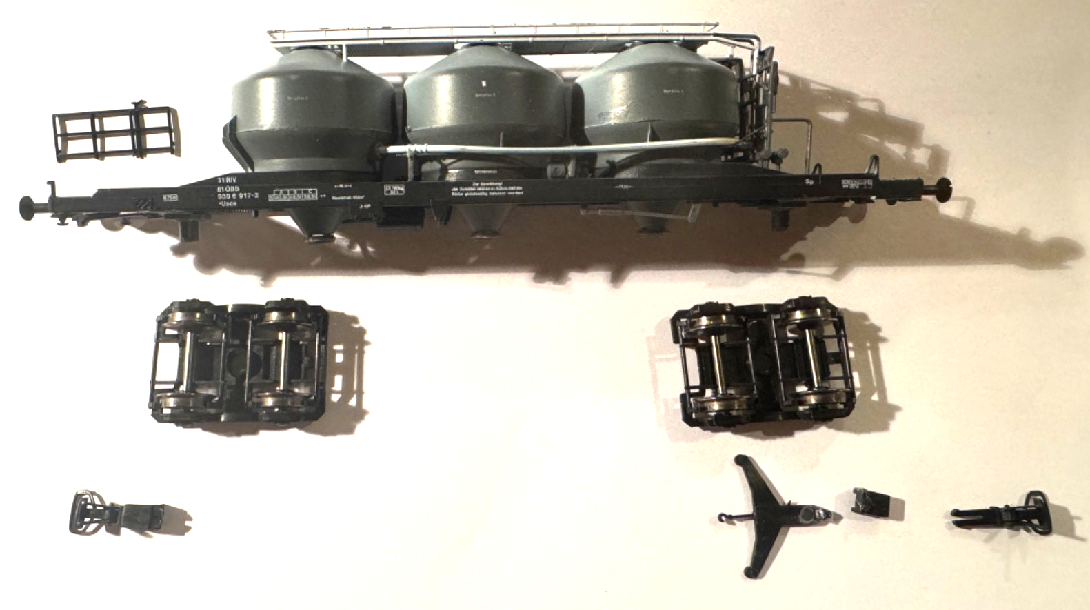 Klein 3473 -  ÖBB - Uacs Staubkesselwagen 930 6 917-2 - H0 HO 1:87 - DEFEKT