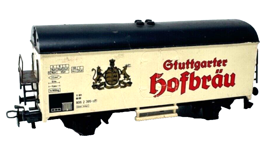 Märklin 4439 Bierwagen Stuttgarter Hofbräu der DB 806 2 395-2 - 1:87 HO H0