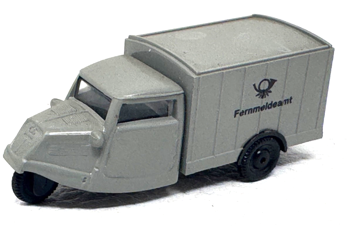 Praline H0 Tempo Dreirad Hanseat "Fernmeldeamt" - HO H0 1:87