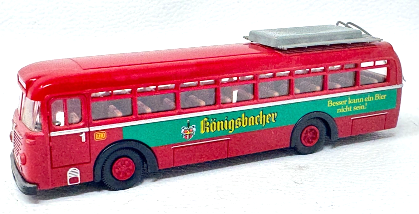Brekina 1:87 Büssing 6500 T Linienbus Königsbacher - 1:87 H0 HO