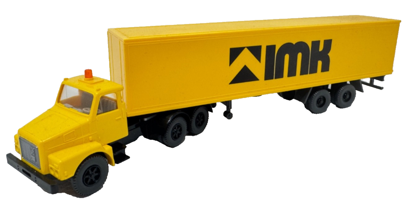 Wiking Volvo Sattelzug - IMK - mit Warnleuchte - HO H0 1:87
