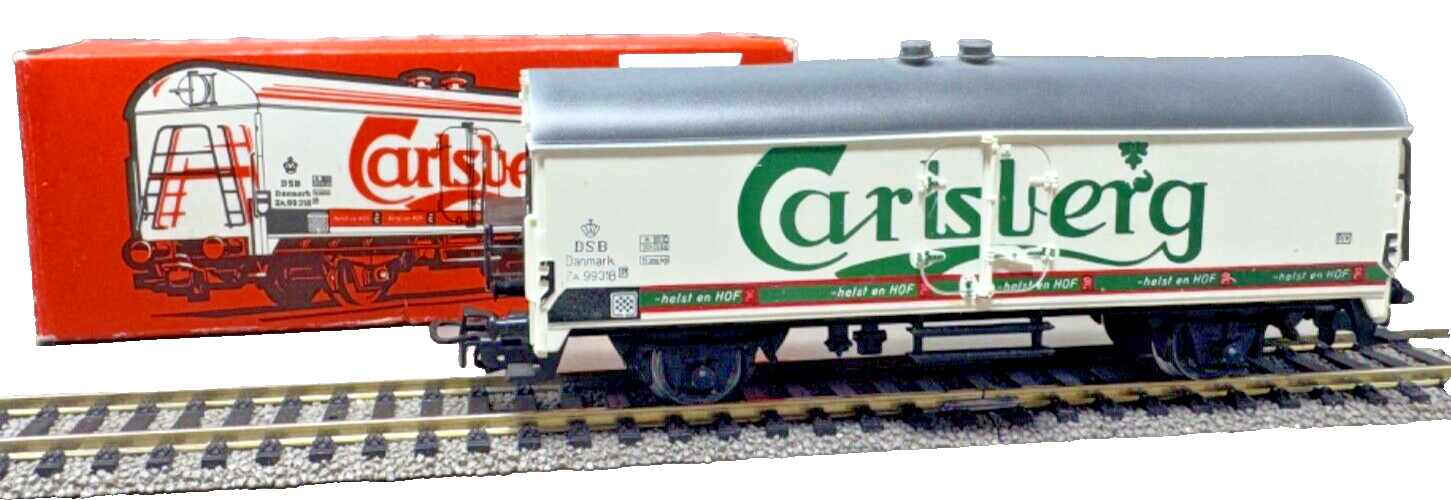 Märklin 4636 Dänischer Bierwagen DSB - 99318 - Carlsberg - 1:87 HO H0