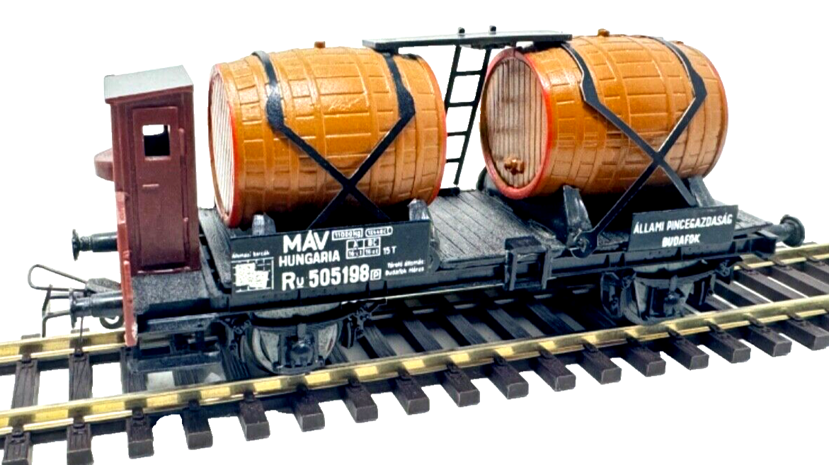 Schicht Preto 5452670/426/115 Weinfaßwagen - MAV Hungaria - 505 198 - 1:87 H0 HO