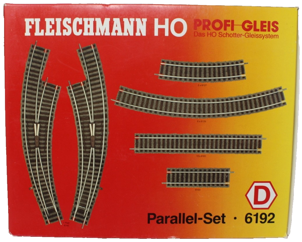 Fleischmann Profi Gleis 6192 - Parallel-Set - D - Originalverpackt 1:87 HO H0
