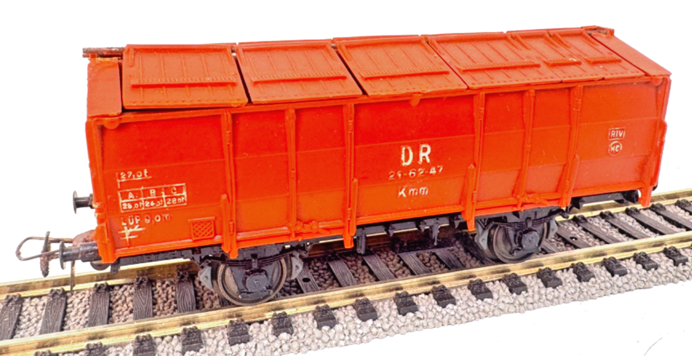 Piko H0 452/5 Klappdeckelwagen21-62-47 DR - H0 HO 1:87 - defekt für Bastler Piko H0 452/5 Klappdeckelwagen21-62-47 DR - H0 HO 1:87 - defekt für Bastler