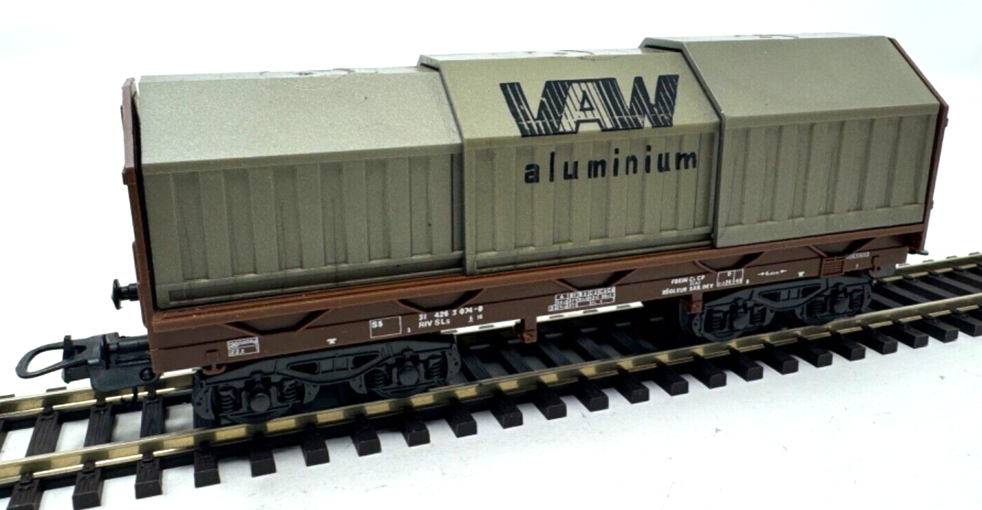 Lima Teleskophaubenwagen 31 426 3 074-0 - VAW aluminium - H0 HO 1:87