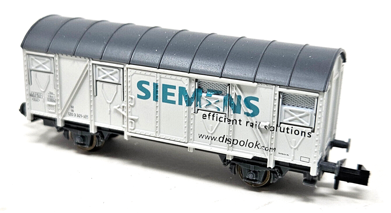 Roco 25447 - Gedeckter Güterwagen - weiß - " SIEMENS " Spur N - 1:160 Roco 25447 - Gedeckter Güterwagen - weiß - " SIEMENS " Spur N - 1:160
