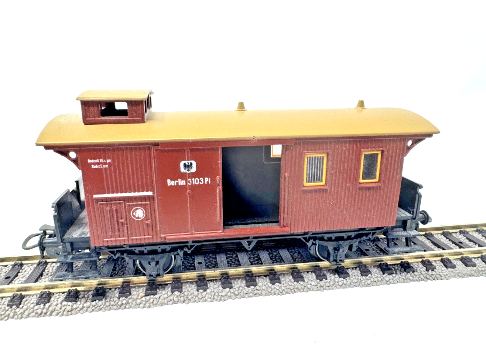 Märklin H0 Gepäckwagen mit erhöhtem Abteil 3103 Pi Berlin K.P.E.V. - HO H0 1:87